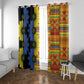 African Ethnic Kitenge Ankara Style Window Curtain
