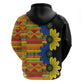 African Ethnic Kitenge Ankara Style Zip Hoodie