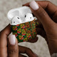 African Tribal Geometric Mixed Kanga Pattern AirPods Case