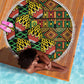 African Tribal Geometric Mixed Kanga Pattern Beach Blanket
