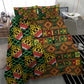 African Tribal Geometric Mixed Kanga Pattern Bedding Set