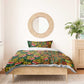 African Tribal Geometric Mixed Kanga Pattern Bedding Set