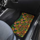 African Tribal Geometric Mixed Kanga Pattern Car Mats