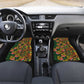 African Tribal Geometric Mixed Kanga Pattern Car Mats