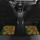 African Tribal Geometric Mixed Kanga Pattern Car Mats