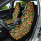African Tribal Geometric Mixed Kanga Pattern Car Seat Cover
