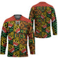 African Tribal Geometric Mixed Kanga Pattern Hockey Jersey
