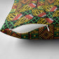 African Tribal Geometric Mixed Kanga Pattern Pillow Cover