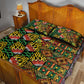 African Tribal Geometric Mixed Kanga Pattern Quilt Bed Set
