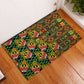 African Tribal Geometric Mixed Kanga Pattern Rubber Doormat