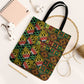 African Tribal Geometric Mixed Kanga Pattern Tote Bag