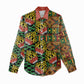 African Tribal Geometric Mixed Kanga Pattern Women Casual Shirt LT9