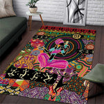 African Women Ethnic Motifs Area Rug