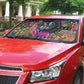 African Women Ethnic Motifs Auto Sun Shade