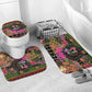 African Women Ethnic Motifs Bathroom Set