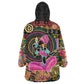 African Women Ethnic Motifs Kid Wearable Blanket Hoodie