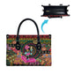 African Women Ethnic Motifs Leather Bag