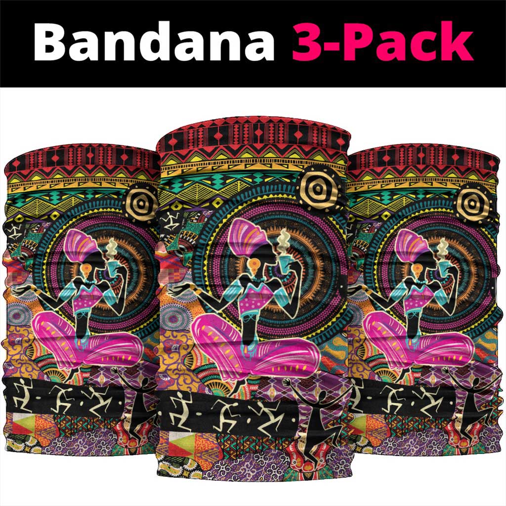 African Women Ethnic Motifs Neck Gaiter LT9