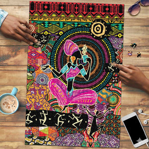 African Women Ethnic Motifs Puzzle