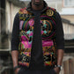 African Women Ethnic Motifs Sleeveless Puffer Jacket