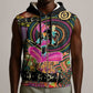 African Women Ethnic Motifs Sleeveless Zip Hoodie - African Pride