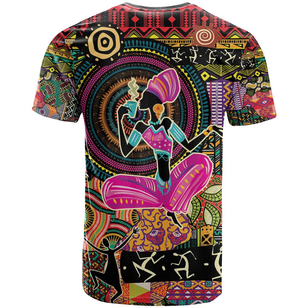 African Women Ethnic Motifs T shirt