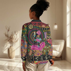African Women Ethnic Motifs Women Casual Shirt LT9