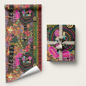 African Women Ethnic Motifs Wrapping Paper - African Pride
