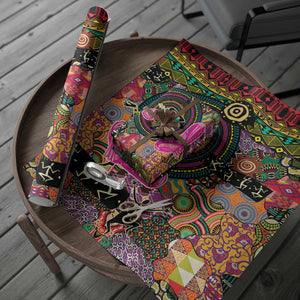 African Women Ethnic Motifs Wrapping Paper - African Pride
