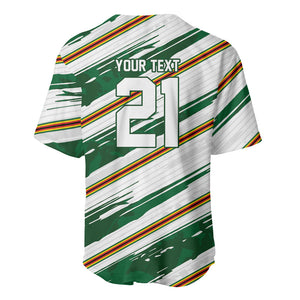 2026 Rugby Nations Series Custom Zimbabwe Baseball Jersey Great Sables Zimbabwe