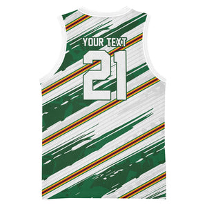 2026 Rugby Nations Series Custom Zimbabwe Basketball Jersey Great Sables Zimbabwe