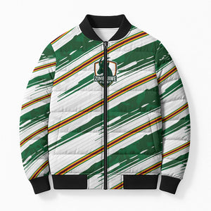 2026 Rugby Nations Series Custom Zimbabwe Bomber Puffer Jacket Great Sables Zimbabwe
