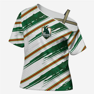 2026 Rugby Nations Series Custom Zimbabwe Cross Shoulder Shirt Great Sables Zimbabwe