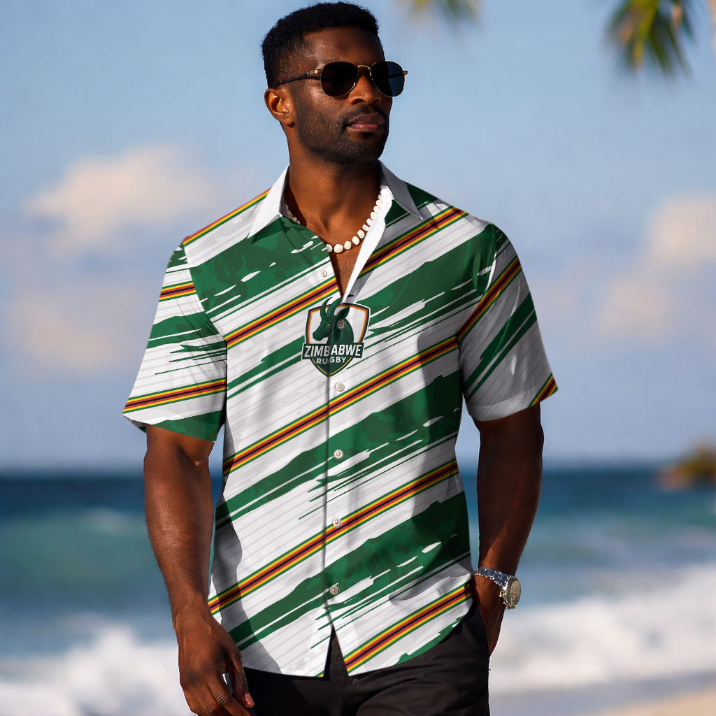 2026 Rugby Nations Series Custom Zimbabwe Hawaiian Shirt Great Sables Zimbabwe