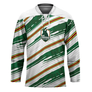 2026 Rugby Nations Series Custom Zimbabwe Hockey Jersey Great Sables Zimbabwe