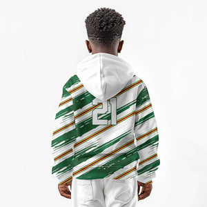 2026 Rugby Nations Series Custom Zimbabwe Kid Hoodie Great Sables Zimbabwe