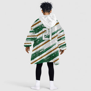 2026 Rugby Nations Series Custom Zimbabwe Kid Wearable Blanket Hoodie Great Sables Zimbabwe