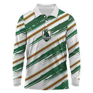 2026 Rugby Nations Series Custom Zimbabwe Long Sleeve Polo Shirt Great Sables Zimbabwe