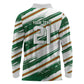 2026 Rugby Nations Series Custom Zimbabwe Long Sleeve Polo Shirt Great Sables Zimbabwe