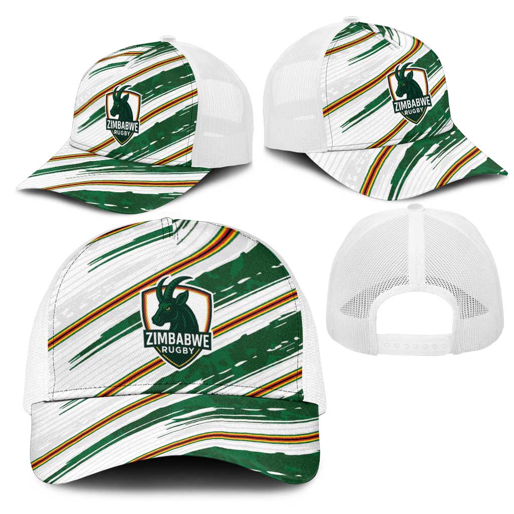 2026 Rugby Nations Series Zimbabwe Mesh Trucker Cap Great Sables Zimbabwe