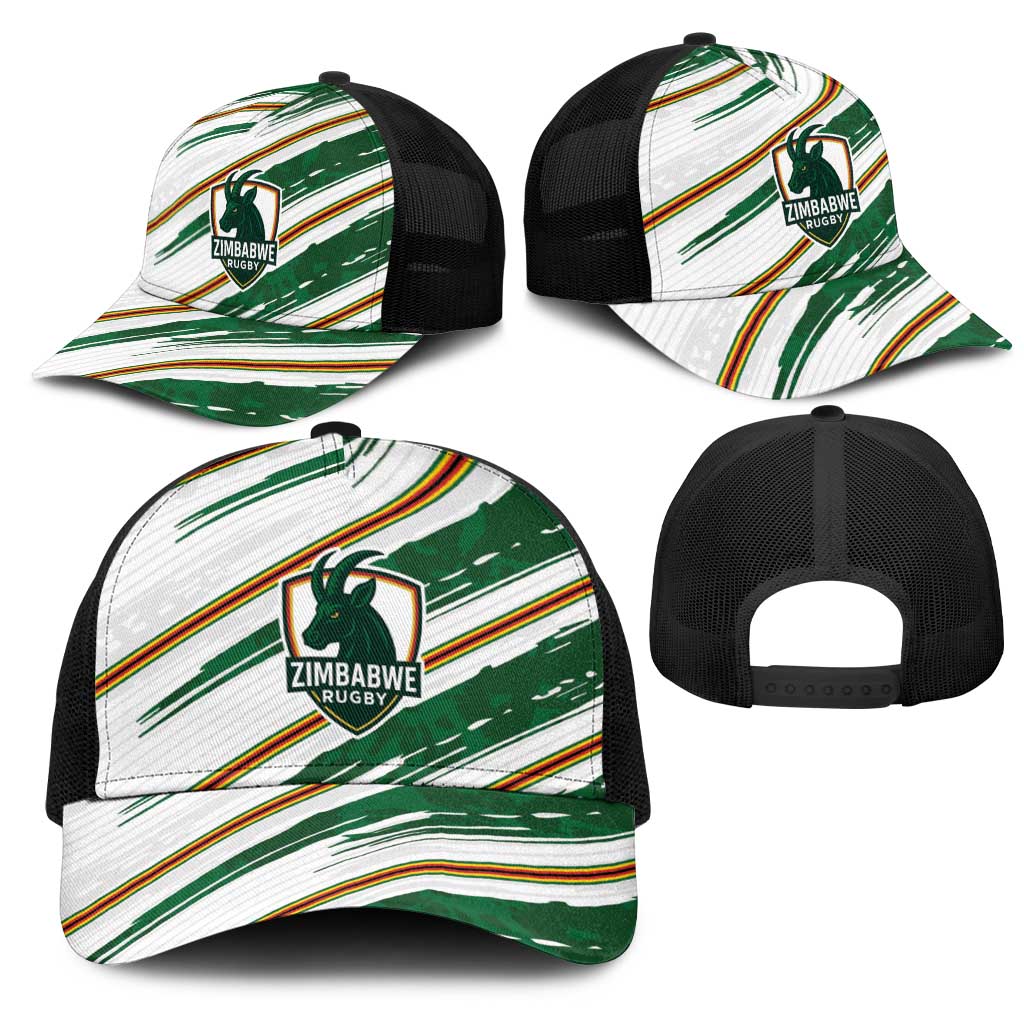 2026 Rugby Nations Series Zimbabwe Mesh Trucker Cap Great Sables Zimbabwe