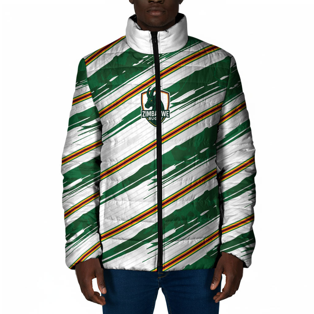 2026 Rugby Nations Series Custom Zimbabwe Padded Jacket Great Sables Zimbabwe