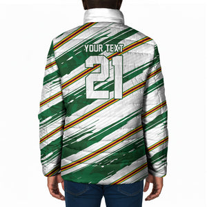 2026 Rugby Nations Series Custom Zimbabwe Padded Jacket Great Sables Zimbabwe