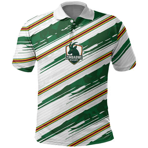 2026 Rugby Nations Series Custom Zimbabwe Polo Shirt Great Sables Zimbabwe