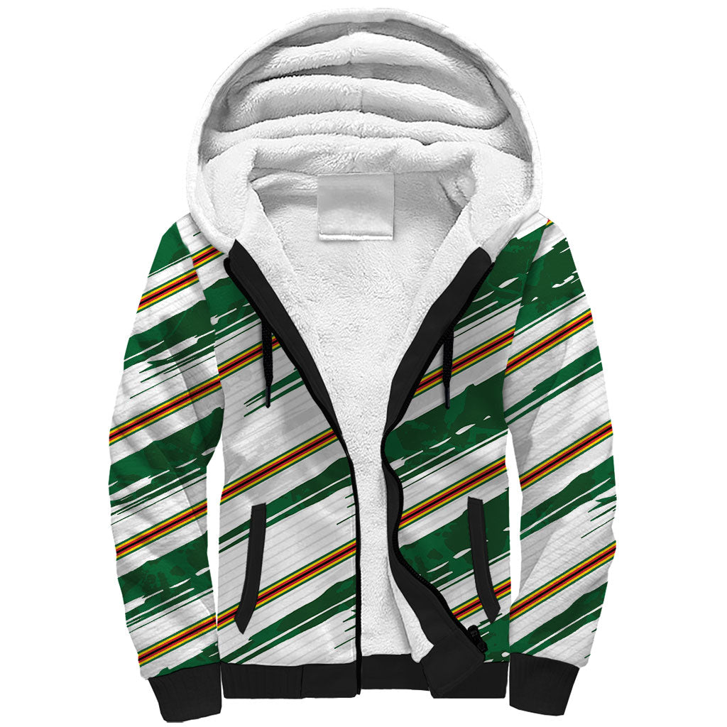 2026 Rugby Nations Series Custom Zimbabwe Sherpa Hoodie Great Sables Zimbabwe