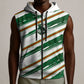 2026 Rugby Nations Series Custom Zimbabwe Sleeveless Zip Hoodie Great Sables Zimbabwe