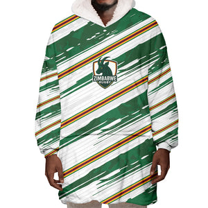 2026 Rugby Nations Series Custom Zimbabwe Wearable Blanket Hoodie Great Sables Zimbabwe