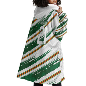 2026 Rugby Nations Series Custom Zimbabwe Wearable Blanket Hoodie Great Sables Zimbabwe