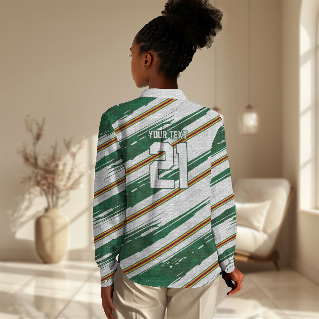 2026 Rugby Nations Series Custom Zimbabwe Women Casual Shirt Great Sables Zimbabwe