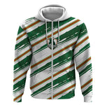 2026 Rugby Nations Series Custom Zimbabwe Zip Hoodie Great Sables Zimbabwe